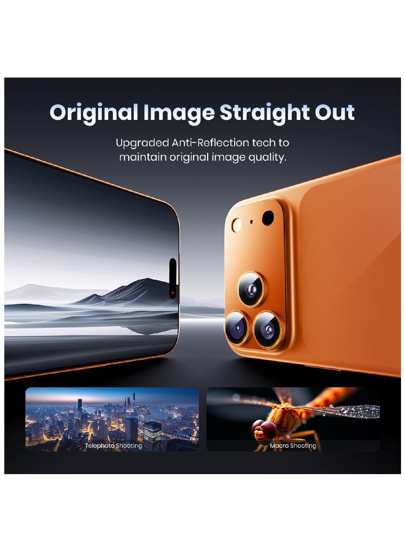 MOBM For iPhone 17 Pro Camera Lens Protector Orange - Image 2
